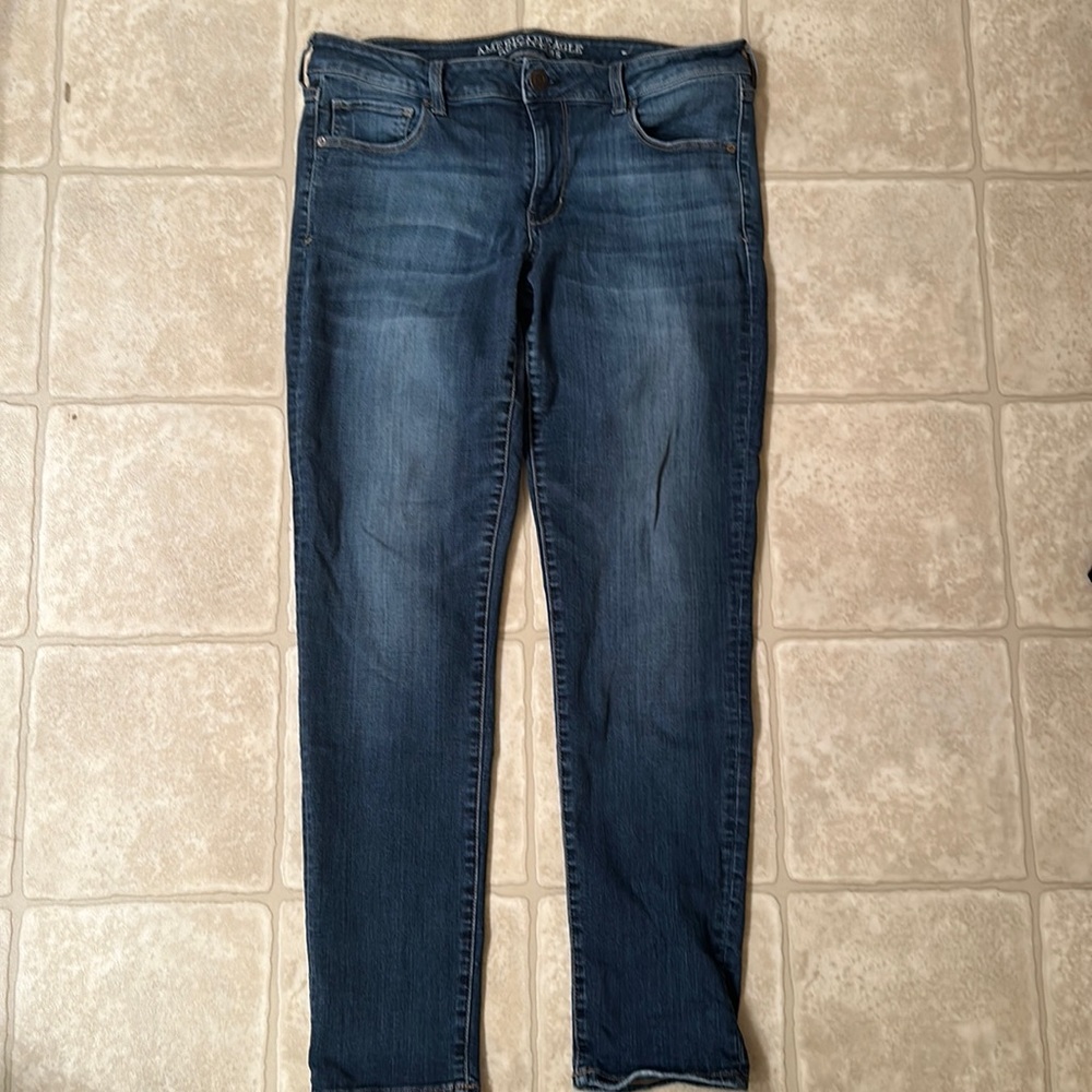 EUC AE Super Stretch Skinny jeans 14Long